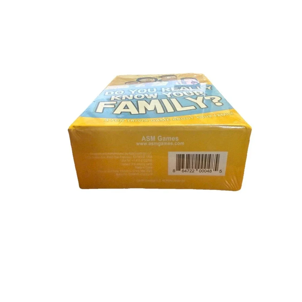 Do You Really Know Your Family? - A Fun Trivia Game About Your Family - NEW 8+